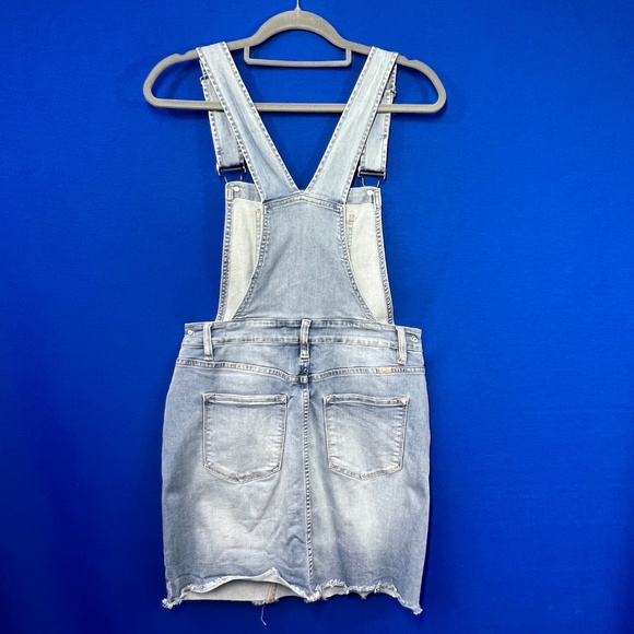 |•KANCAN•| Denim Overalls Skirt/Romper Stretch Size Medium - Picture 3 of 12